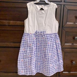 Girl’s summer checkered dress.  Size 5T